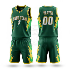 Ensemble d'uniformes de basket-ball personnalisés pour hommes, taille plus, maillot et short sublimés de haute qualité, fabricant OEM, taille adulte - Product Image 4