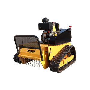 Cortadora de Césped Industrial Profesional de Gasolina de 4 Tiempos, Ancho de Corte de 500 mm, Robot Autopropulsado con Control Remoto - Product Image 3