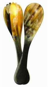 Cuchara de Cuerno de Búfalo/Vaca Clásica de Alta Calidad y Ecológica - Precio Económico, Gran Venta, Tamaño Personalizable, Marca M.A CRAFTS INDIA - Product Image 3