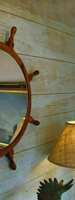 Style antique nouvelle roue de bateau en bois de haute qualité caractéristique de beauté décorative pour la maison et le bureau modèle unique article cadeau