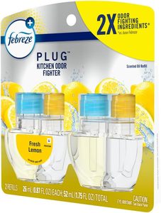 Febreze Plug In Air Freshener, Odor-Fighting Scented <b>Oil</b> Refill, Kitchen Odor Fighter, 2 Refills - Product Image 4