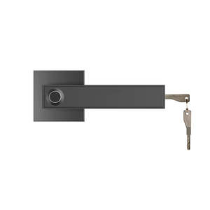 Serrure de porte à levier de sécurité antivol de haute qualité N180 avec déverrouillage à distance par empreinte digitale, poignée en bois pour porte en aluminium, application intelligente TTlock - Product Image 2