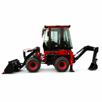 Traktor Mini ICLES dengan Backhoe & Front Loader 4x4, Mesin YUNNEI 37/42kW, Bucket 0.1cbm, Garansi 1 Tahun
