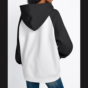 Sweat à capuche pour femme imprimé personnalisé de haute qualité, décontracté, automne, 100% coton, polaire, col à capuche, personnalisable - Product Image 6