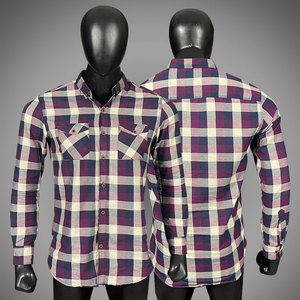 Camisas de Franela para Hombre, Manga Larga, 2 Bolsillos en el Pecho, Cierre de Botones, 100% Fibra de Bambú, Ecológicas, de Verano, Fabricadas por Xelent Hunt Gear - Product Image 1