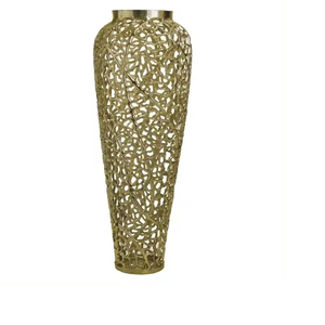 Pot de fleurs et jardinière en aluminium moderne avec trou de drainage, design écologique et léger, personnalisable, utilisation au sol, décoration pour la maison et le jardin - Product Image 1