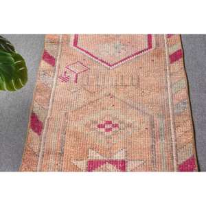 Tapis Patchwork Rose Beige Traditionnel 2.6X11 ft Rectangle Couloir Design pour Entrée Salon Viscose Laine Latex Maison Élégante - Product Image 5