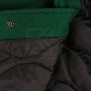 Manches longues dernière conception veste d'hiver de haute qualité hommes sport Lettermen veste d'hiver - Product Image 5