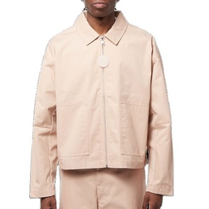 Chaqueta de trabajo de lona resistente personalizada para hombre, chaqueta de trabajo de invierno con cremallera y forro para hombre - Product Image 3