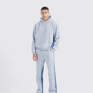 Survêtements pour hommes de haute qualité professionnels, matière respirante, personnalisés, 100% coton, logo imprimé, survêtements à capuche - Product Image 1