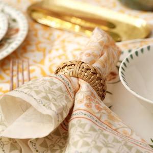 Anillo para Servilletas de Ratán Natural, Porta Servilletas Rústico Hecho a Mano, Decoración de Mesa para Bodas, Cenas, Eventos, Hogar, Cocina, Comedor - Product Image 4