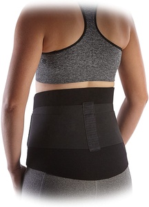 Waist Belly <b>Trimmer</b> Belt <b>for</b> Women <b>Men</b> Extra Support Fat Burning Sauna Waist Trainer Sweat Belt - Product Image 3