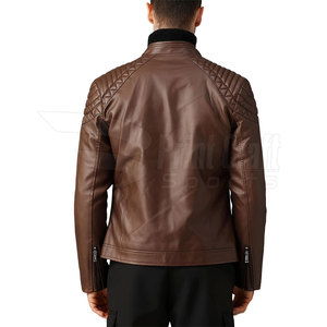 Latest Design Casual Wear <b>Men</b> Leather <b>Winter</b> <b>Jacket</b> Comfortable Professional Made <b>Men</b> Leather <b>Jacket</b> - Product Image 3