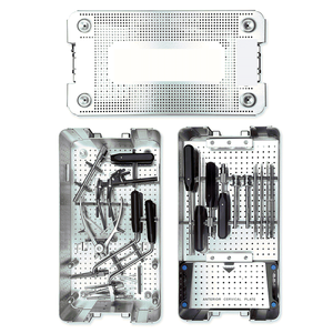 Kit de rétracteur cervical antérieur en acier inoxydable certifié CE ISO, ensemble d'instruments chirurgicaux ACDF pour la fixation de plaques - Product Image 1
