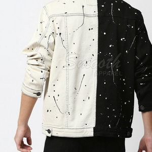 Veste en jean pour homme en coton avec logo personnalisé, respirante, pour usage extérieur, vente en gros - Product Image 5