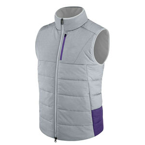 Dernière mode 100% polyester décontracté bouffant veste sans manches élégant col montant hiver saison gilet confortable doudounes - Product Image 3