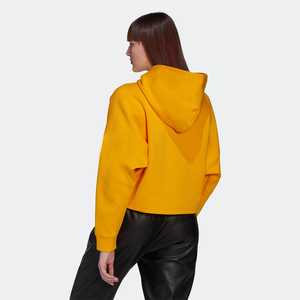 Sudadera con capucha corta dorada colegial para mujer, Jersey holgado con lentejuelas, 66% de algodón, 34%, espaciador de poliéster reciclado, sensación suave, Invierno - Product Image 5