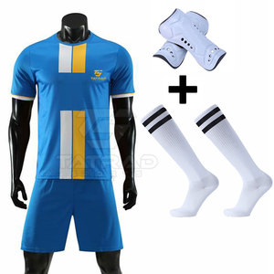 Uniforme de Fútbol Estampado de Alta Calidad, Manga Corta, Ropa de Equipo, Talla Grande, Poliéster Duradero, Ligero, Transpirable, de Secado Rápido - Product Image 1
