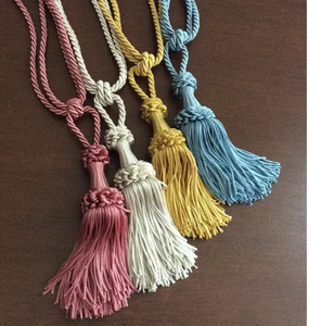 1 nouette pampille drapé luxe élégant pour rideau de fenêtre fait main - Product Image 2