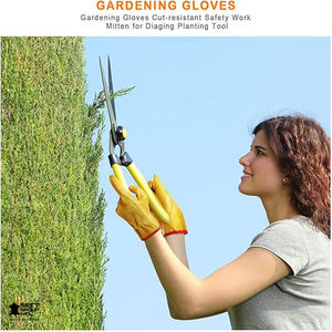 Gants de jardinage OEM Patelai Gants de jardinage en cuir Gants de jardinage de travail résistants aux épines et aux coupures - Product Image 3