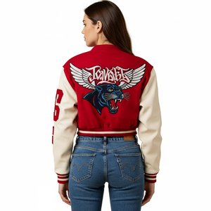Custom Crop Top <b>Jacket</b> for <b>Women</b> Fashionable Short <b>Sleeveless</b> or Long Sleeve Options - Product Image 1