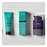 Boîte cosmétique de luxe haut de gamme sur mesure avec design OEM, pelliculage mat, impression UV/argentée, emballage de maquillage et de soins de la peau de haute qualité, personnalisable