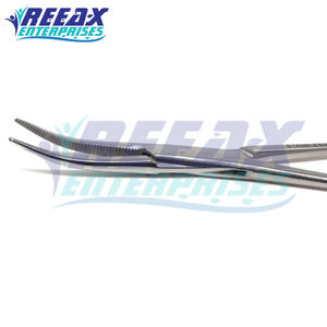 REEAX Enterprises 4,5, fórceps hemostáticos curvos de acero inoxidable con bloqueo de mosquitos, base de instrumentos quirúrgicos - Product Image 4