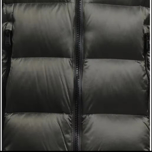 Blouson matelassé respirant à bulles, personnalisable par sublimation, en toile, col montant, hiver, logo frontal, haute qualité pour homme - Product Image 4