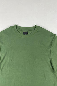 Camisetas de algodón para hombre de producción personalizada, Camisetas básicas holgadas Unisex de manga corta con cuello redondo de gran tamaño, algodón orgánico sólido 100% - Product Image 4