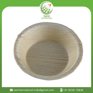 Vajilla desechable de hoja de palma Natural 100%, cuencos redondos profundos, cuencos redondos de hoja para ensaladas de frutas - Product Image 2