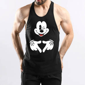 เสื้อกล้ามออกกำลังกายลำลองสำหรับผู้ชาย เสื้อผ้ากีฬาขายส่งคุณภาพดี ระบายอากาศได้ดี ผ้า 3 มิติ ไซส์ใหญ่ ดีไซน์เรียบง่าย สำหรับผู้ชาย - Product Image 1