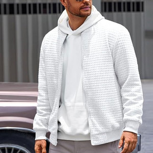 Venta al por mayor de nuevo estilo personalizado de invierno de los hombres chaqueta de bombardero Casual 100% poliéster ropa deportiva - Product Image 4