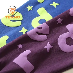 Sweats à capuche unisexes à impression bouffante de qualité supérieure poids léger taux bon marché entièrement personnalisés anti-rides sweats à capuche pour hommes - Product Image 6