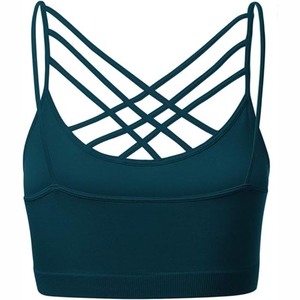 Offre Spéciale meilleure qualité Fitness Sport soutien-gorge Pakistan fait nouveau Design vêtements de sport sport femmes Spandex/ Nylon respirant sport soutien-gorge - Product Image 3