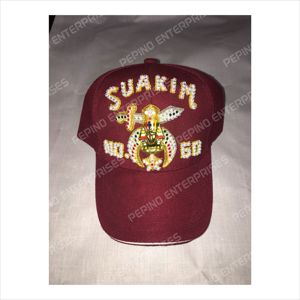 GORRA DE BÉISBOL SHRINER DE LA MEJOR CALIDAD 2025 CON BORDADO DE BULLION y GORRA PERSONALIZADA DE BÉISBOL MASÓNICO CON RHINESTONE GORRA CLÁSICA - Product Image 3