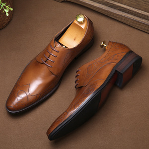 Zapatos de Negocios de Cuero Genuino con Suela Resistente al Desgaste y Plantilla Transpirable, Zapatos Formales para Hombre, Zapatos de Oficina - Product Image 2