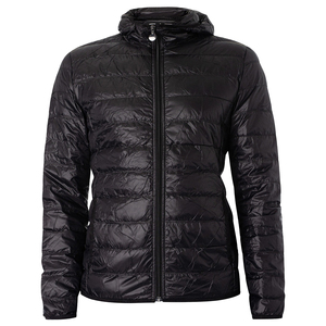 Blouson matelassé à capuche personnalisé pour le streetwear, broderie sur mesure, fermeture éclair OEM, imperméable, coupe-vent, épais et brillant, vente en gros - Product Image 6