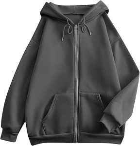 OEM personalizado mujeres cremallera sudaderas con capucha al por mayor de algodón de lana con estilo Slim Fit ropa deportiva Streetwear marca privada de moda 2026 - Product Image 3