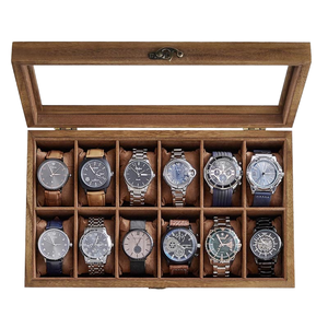 Estuche de Joyería de Madera Maciza de Estilo Moderno, Ecológico, Hecho a Mano, Ajustable, de Forma Natural, Pulido, Caja de Embalaje Personalizada para Mujer - Product Image 1