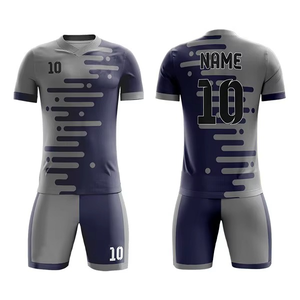 Nouveauté, uniforme de football uni, confortable, bien vendu, nouveau design, kit d'uniforme de football respirant, vêtements d'équipe, maillot de football - Product Image 2