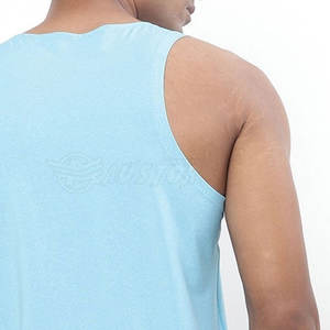 Meilleure Vente Vêtements de Sport Fabriqués au Pakistan 100% Coton Respirant Débardeur Vente Directe Usine Grande Taille Tenue d'Été Homme Avant - Product Image 6