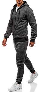 Men's Winter Hooded Plus Size Casual Cotton Tracksuit with <b>Suit</b> <b>Pants</b> for Running - Product Image 6