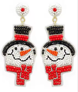 Pendientes de tuerca bordados con abalorios clásicos de MD Handicraft, diseño de gota hecho a mano con patrón de dibujos animados para logotipo personalizado de fiesta - Product Image 1