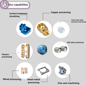 خدمة تصنيع قطع غيار معدنية مخصصة بتقنية CNC من الألومنيوم المؤكسد والصلب بدقة عالية - Product Image 2