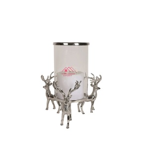 Hot Selling Glass and Metal <b>Candle</b> Holder Attentive Design Metal <b>Candle</b> Stand with <b>Votive</b> for Christmas Decor Use - Product Image 6