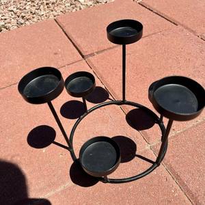 Portavelas votivo de metal hecho a mano, diseño único para una Navidad impresionante y exhibiciones festivas para bodas - Product Image 4