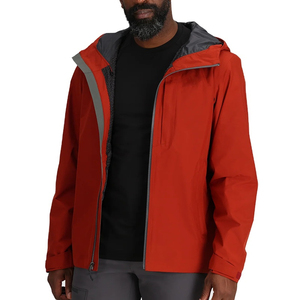 Chaqueta cortavientos de lino personalizada para hombre, impermeable, transpirable, estilo informal, cierre de cremallera para deportes al aire libre, Golf, parte delantera de invierno - Product Image 4