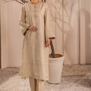 Haute qualité confortable dernier nouveau style robe de pelouse d'été pour les femmes OEM décontracté formel Salwar Kameez prix - Product Image 1