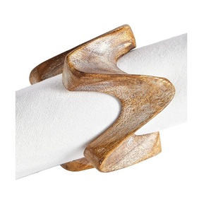 Wholesale Direct From Factory Wood Napkin Rings for <b>Weddings</b> Parties Table <b>Tissue</b> Holder Party Decoration Wooden Napkins Ring - Product Image 6