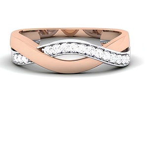 IGI certificado 0.27CT anillo de diamante Natural 18K oro rosa sólido mujeres compromiso boda y fiesta joyería - Product Image 5
